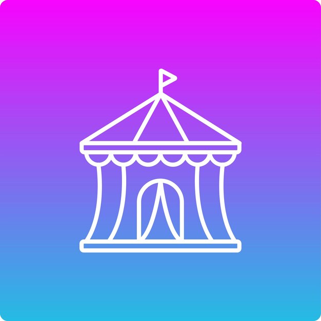 icono de la carpa de circo