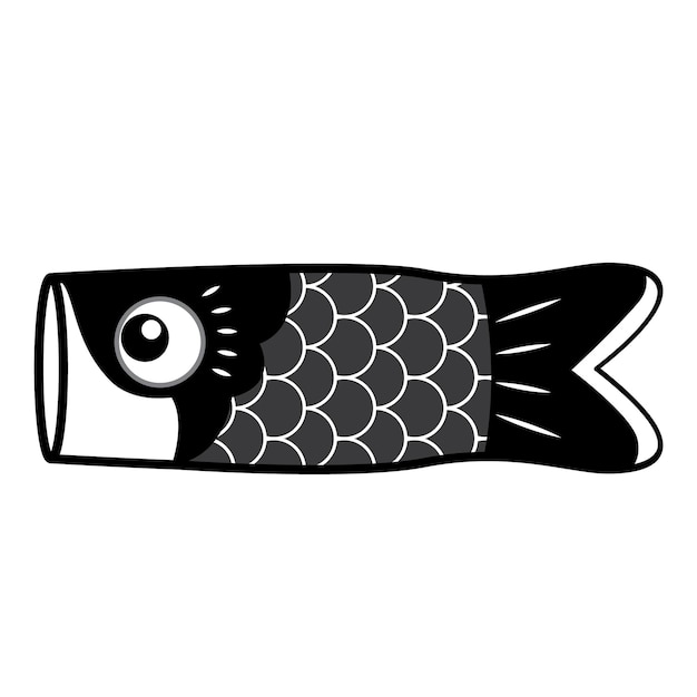 El icono de la carpa negra de Koinobori
