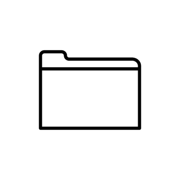 Ícono de carpeta Colección de conjuntos de relleno plano