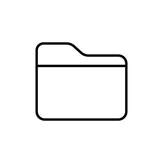 Ícono de carpeta Colección de conjuntos de relleno plano
