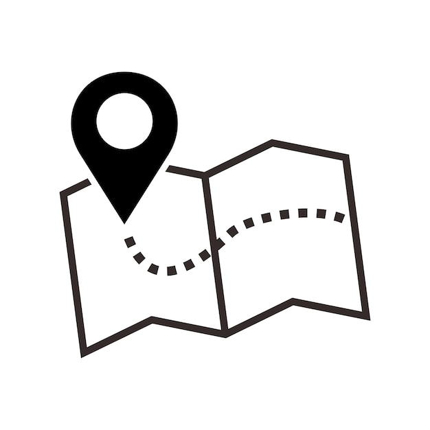 icono de carpeta vectorial de estilo plano sobre fondo blanco