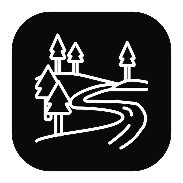 Icono de la carretera costera