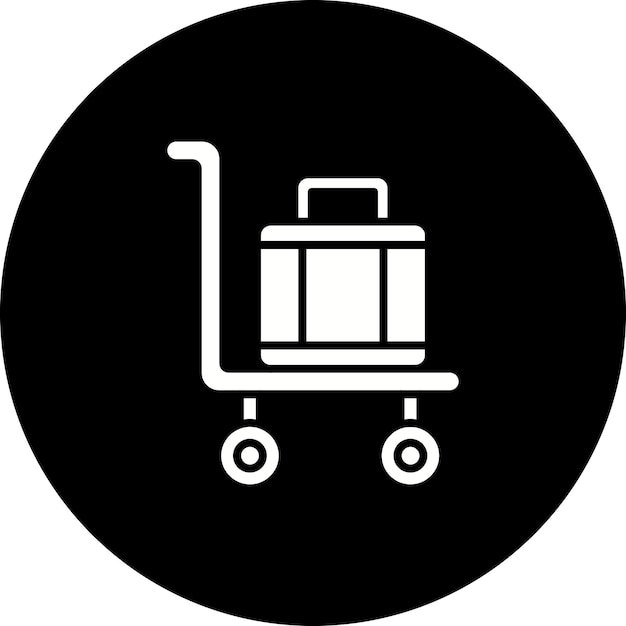 Icono del carrito del aeropuerto