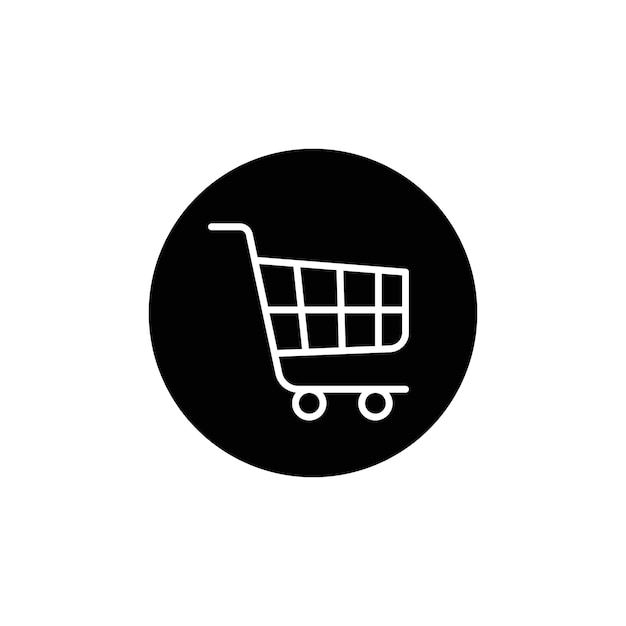 icono del carrito de compras Line Art Set de logotipos