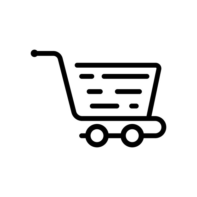 El icono del carrito de compras