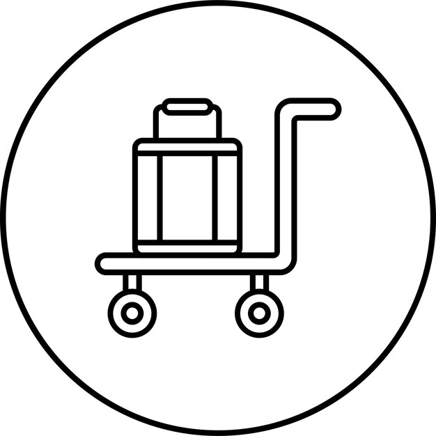 Icono del carrito de equipaje