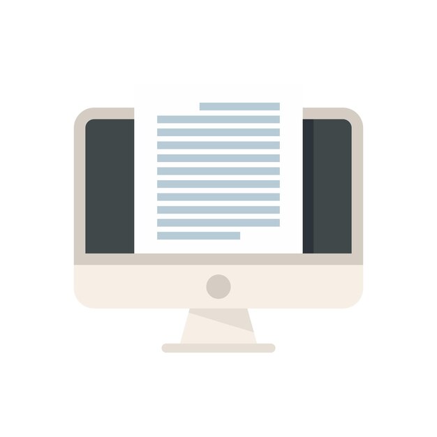Icono de carta de testamento de notario Ilustración plana del icono de vector de carta de testamento de notario para diseño web
