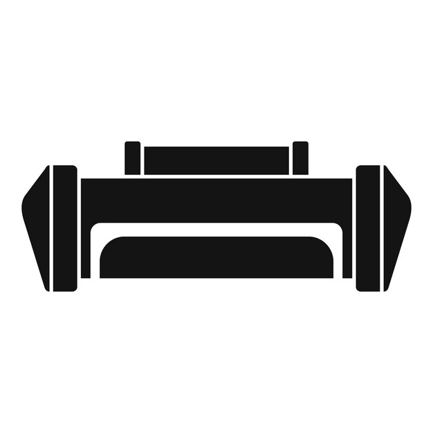 Icono de cartucho de servicio Ilustración simple del icono de vector de cartucho de servicio para diseño web aislado sobre fondo blanco