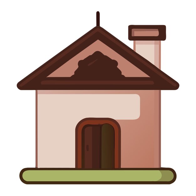 icono de la casa con un contorno de color