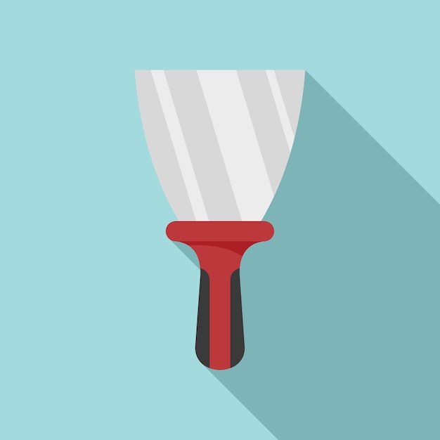 Icono de la casa de la espátula Ilustración plana del icono de vector de la casa de la espátula para el diseño web