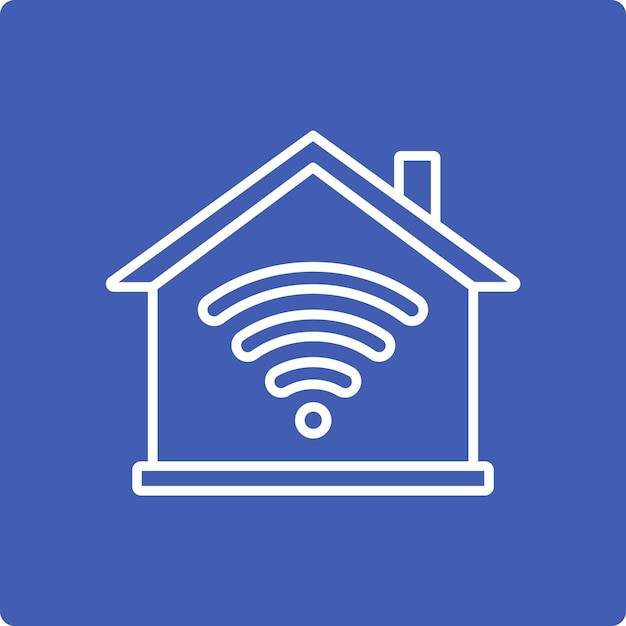 El icono de la casa inteligente