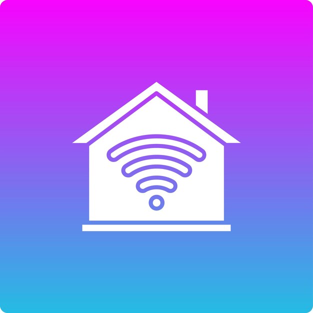 El icono de la casa inteligente