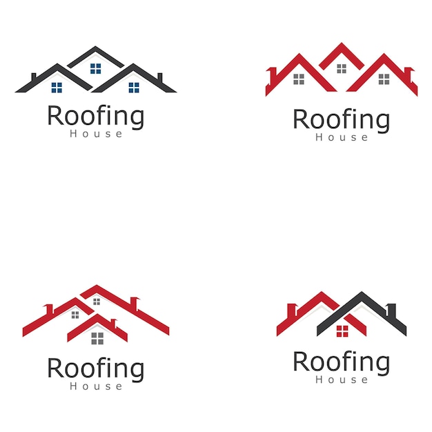 icono de la casa del techo logotipo de la propiedad del techo modelo de logotipo
