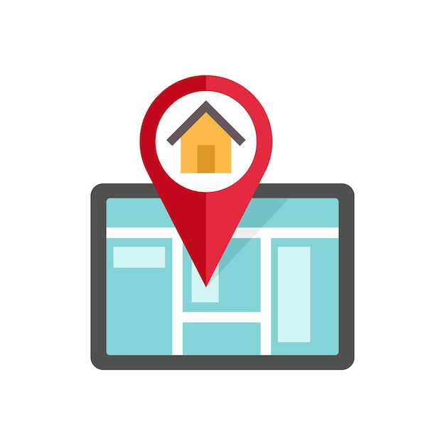 Icono de casa en venta Ilustración plana del icono de vector de casa en venta para diseño web