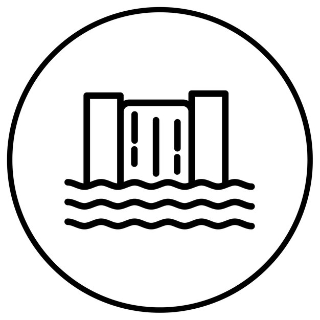 El icono de la cascada