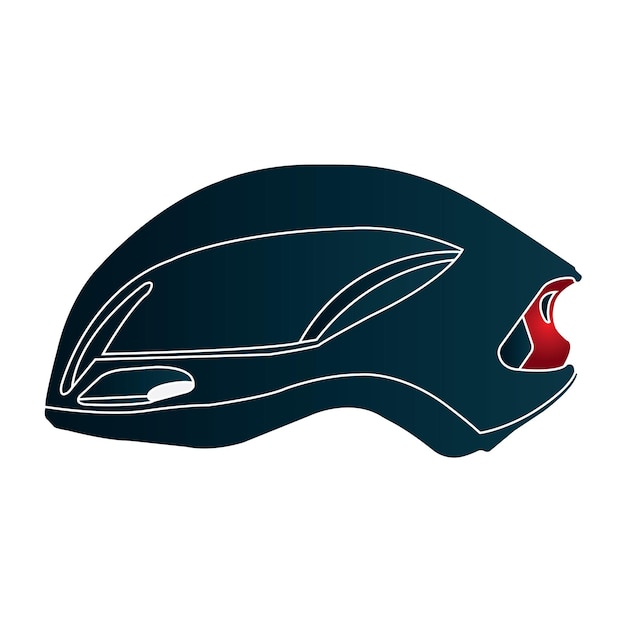 Icono de casco de bicicleta