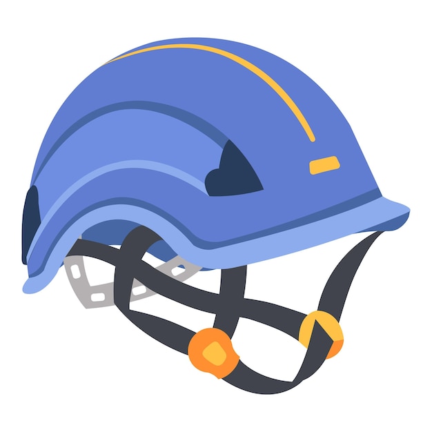 Icono del casco Ilustración plana del icono vectorial del casco para la web