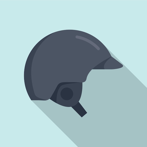 Icono de casco de lanzamiento Ilustración plana del icono de vector de casco de lanzamiento para diseño web