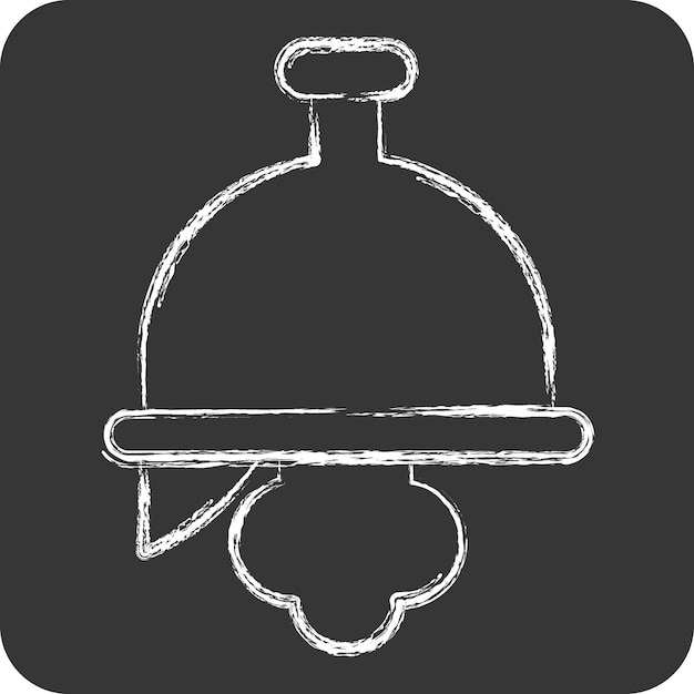 Icono Casco relacionado con el símbolo celta tiza Estilo diseño simple editable ilustración simple
