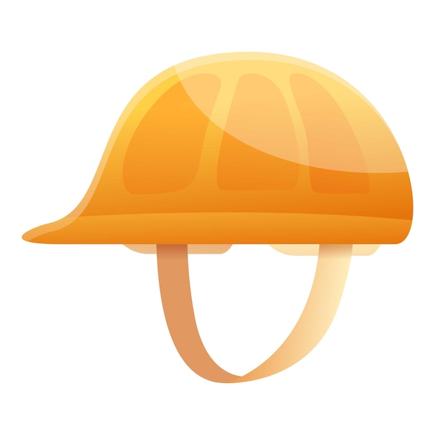 Icono de casco de reparación de carreteras Icono vectorial de casco del reparo de carreteras para el diseño web aislado sobre fondo blanco