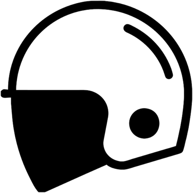 icono del casco y el scooter