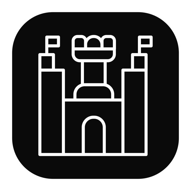 El icono del castillo de arena