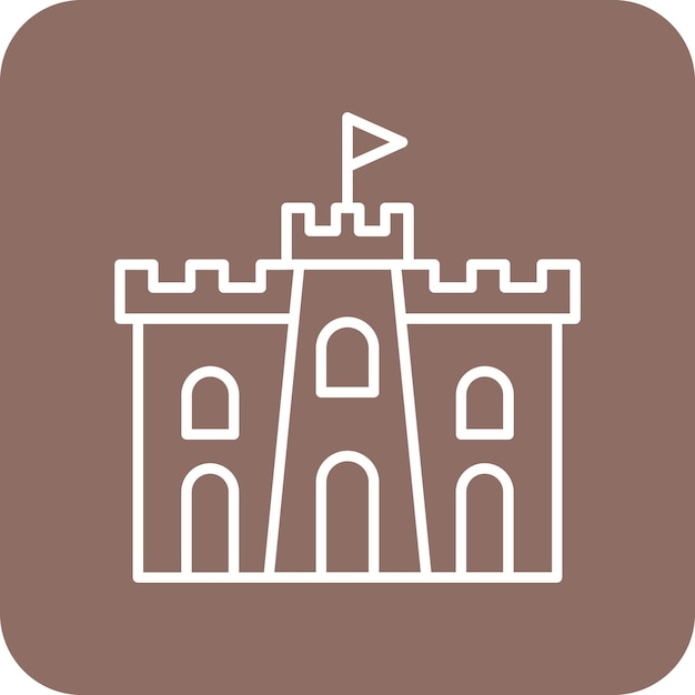 El icono del castillo de arena