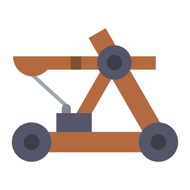 Vector icono de la catapulta