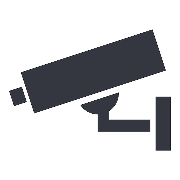 Icono CCTV Vector Símbolo de cámara de seguridad