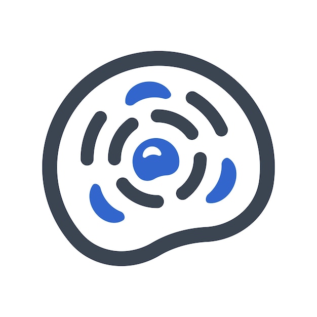 El icono de la celda de biología