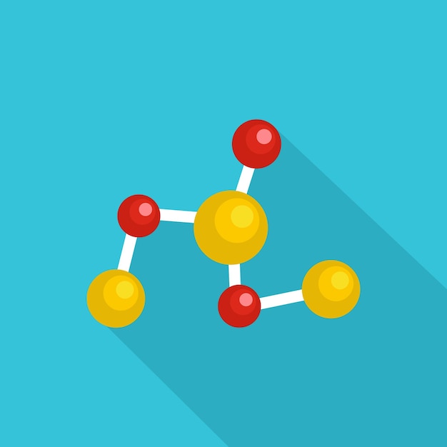 Vector icono de celosía química ilustración plana del icono de vector de celosía química para web