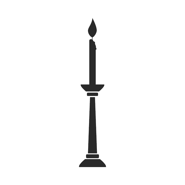 Icono de cena a la luz de las velas