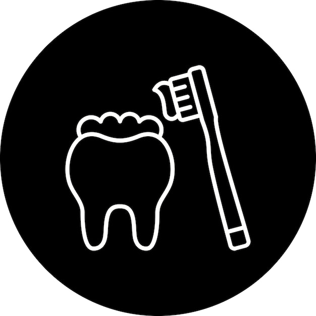 El icono del cepillado de dientes