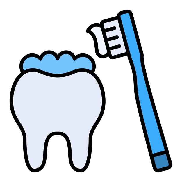 El icono del cepillado de dientes