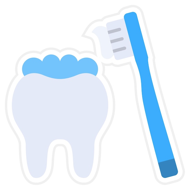 El icono del cepillado de dientes