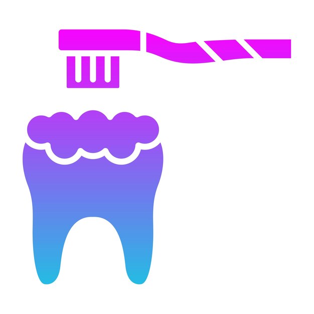 El icono del cepillado de dientes