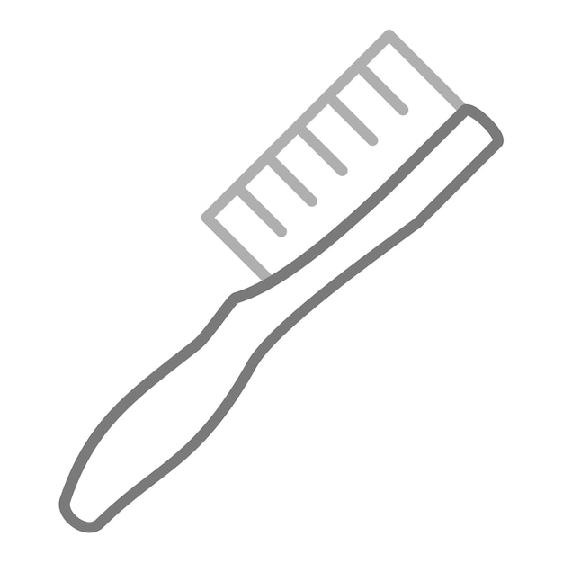 El icono del cepillo para el cabello