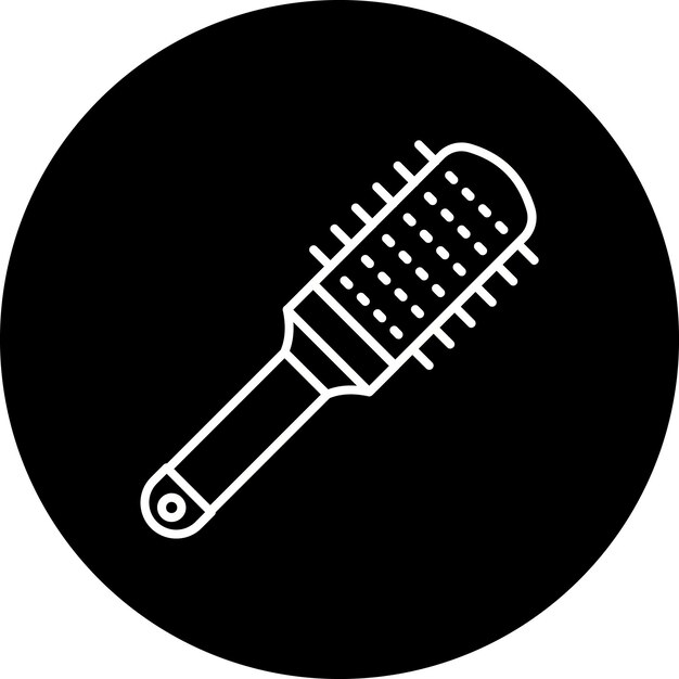 Icono del cepillo para el cabello
