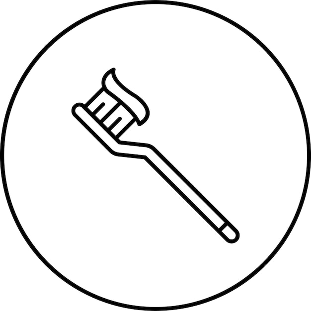 El icono del cepillo de dientes