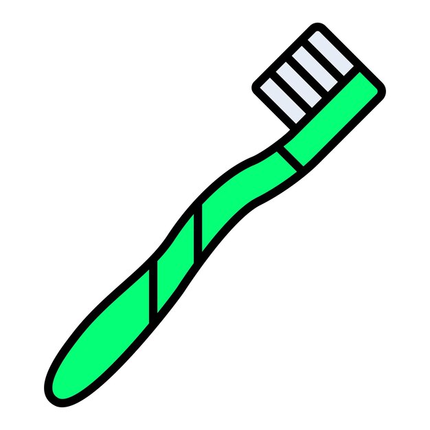 El icono del cepillo de dientes