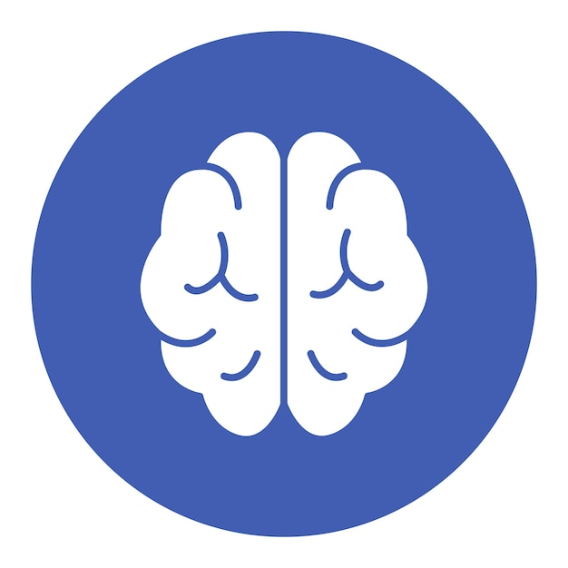 El icono del cerebro humano