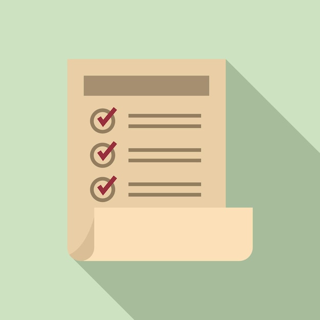 Icono de certificación Ilustración plana del icono de vector de certificación para diseño web