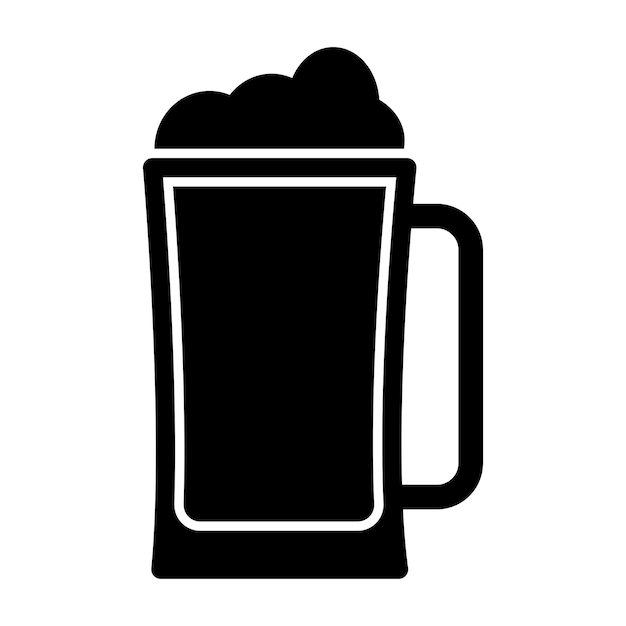 Icono de cerveza para diseño gráfico y web