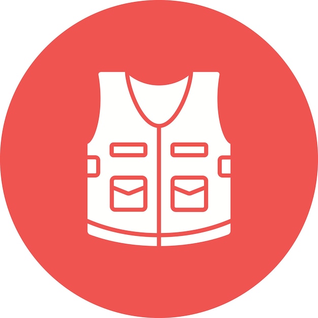Icono del chaleco protector