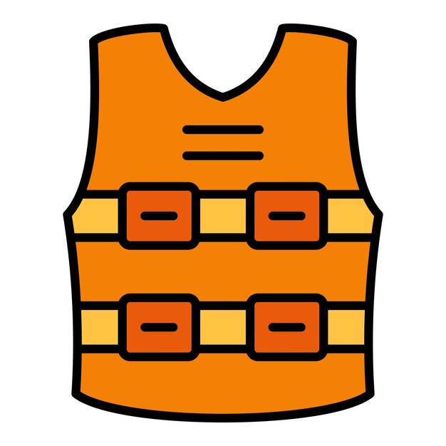 Icono del chaleco protector