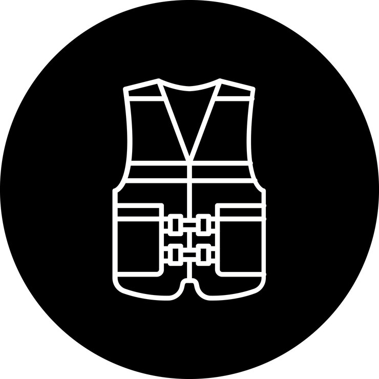 Vector icono del chaleco salvavidas