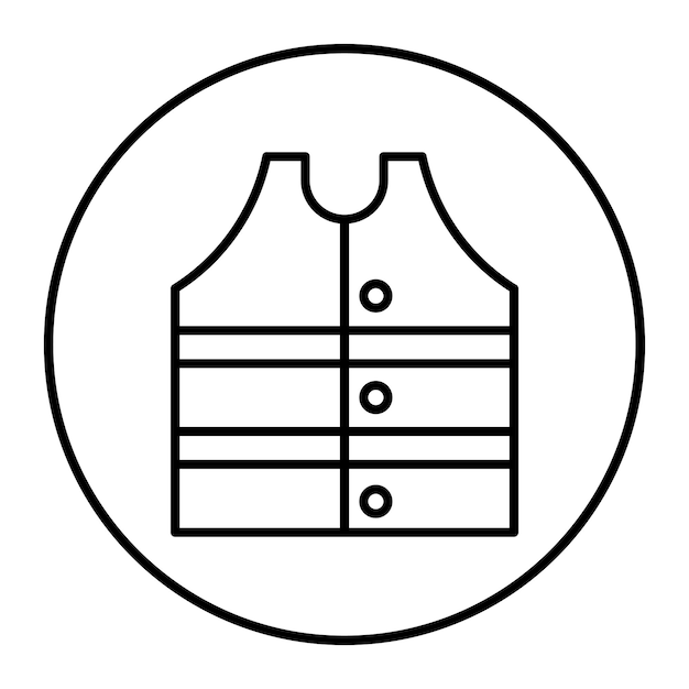 Icono del chaleco de seguridad