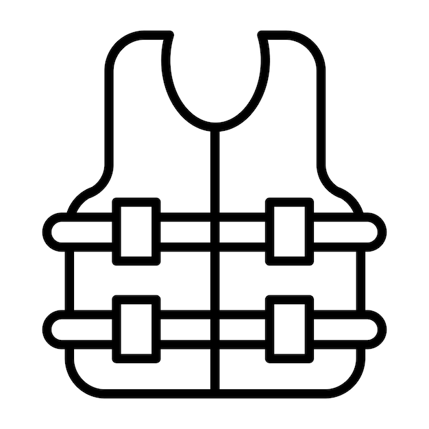 El icono del chaleco de vida