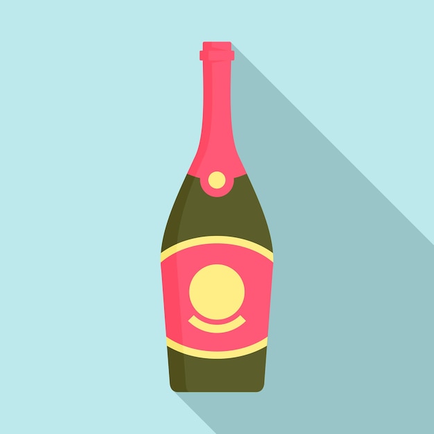 Icono de champán Cabernet Ilustración plana del icono de vector de champán Cabernet para diseño web