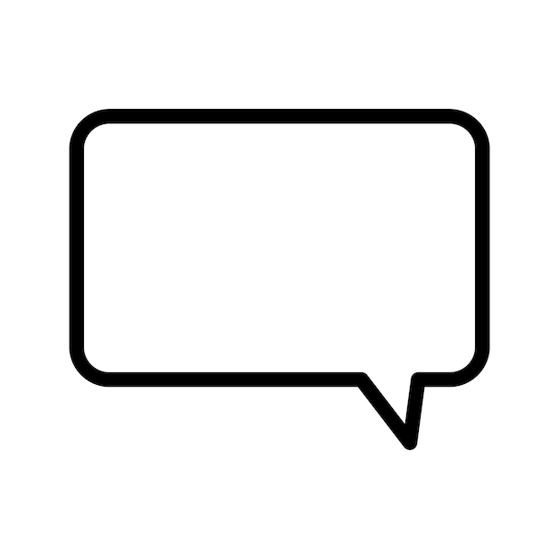 Icono de chat en estilo plano de moda aislado en fondo gris Símbolo de burbuja de habla para su sitio web